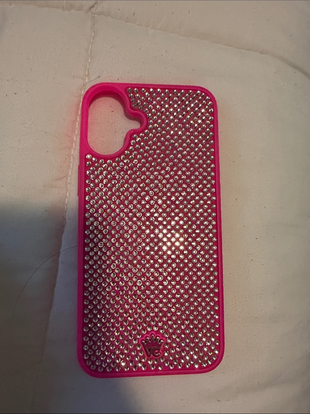 Velvet Caviar Pink Rhinestone Phone Case